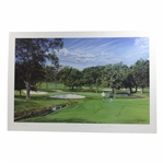 Arnold Palmer (x2) & Royce Nielsen Signed No.12 Southern Hills Fitzpatrick Players Proof #34/35 JSA ALOA