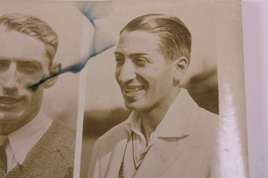 Bobby Jones, Armour, Lacoste & Heillman 1927 Wire Photo