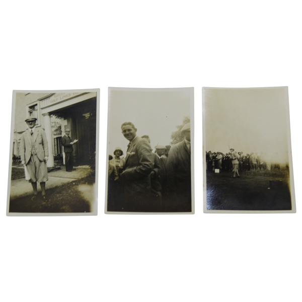 Horton Smith & Abe Mitchell (x2) 1930 OPEN at Hoylake Original Photos