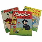 1940’s-50’s Lot of Three (3) Comics Including Porky Pig