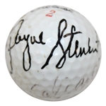 1989 Major Champs Stewart, Strange, Faldo & Calcavecchia Multi-Signed 'Grand Slam' Ball JSA ALOA
