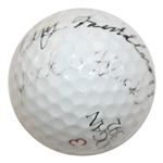 1955 Major Champs Middlecoff, Fleck, Ford & Thomson Multi-Signed 'Grand Slam' Ball JSA ALOA