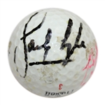 1985 Major Champs Langer, Green, North & Lyle Multi-Signed 'Grand Slam' Ball JSA ALOA
