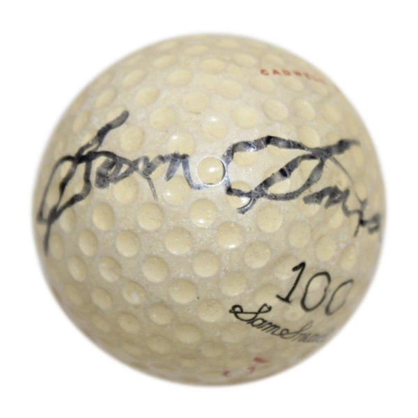 Sam Snead Signed Wilson Sam Snead Personal Model Golf Ball JSA ALOA
