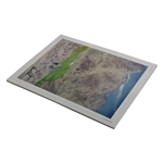 Arnold Palmer Signed Fitzpatrick Artist Proof Print 'With Caddie Nielsen In Desert' JSA ALOA