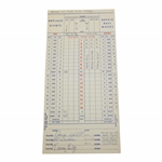 1961 PGA Sun Open Playoff Scorecard Signed By 3 Contestants Hill, Sullivan & Bolt JSA ALOA