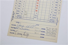 1961 PGA Sun Open Playoff Scorecard Signed By 3 Contestants Hill, Sullivan & Bolt JSA ALOA