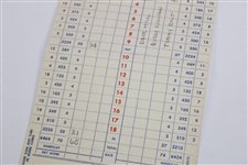 1961 PGA Sun Open Playoff Scorecard Signed By 3 Contestants Hill, Sullivan & Bolt JSA ALOA