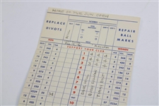 1961 PGA Sun Open Playoff Scorecard Signed By 3 Contestants Hill, Sullivan & Bolt JSA ALOA