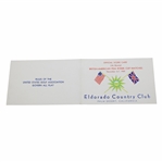 1959 Ryder Cup Official Scorecard Eldorado Palm Desert
