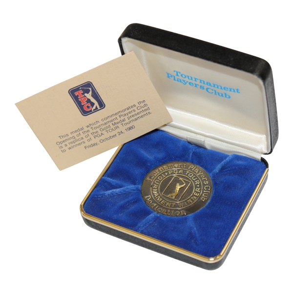 1980 TPC Medal In Presentation Box