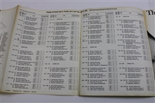 1968 US Open Pairing Sheet Signed By 3 Major Winners Wall, Devicenzo & Palmer JSA ALOA