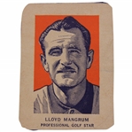 Lloyd Mangrum 1952 Wheaties Professional Golf Star Cut Card