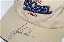 Tiger Woods Signed 2000 US Open at Pebble Beach Hat JSA ALOA