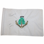 Padraig Harrington Signed Carnoustie Embroidered Course Flag w/07 Champ Inscription JSA ALOA