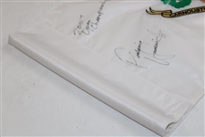 Padraig Harrington Signed Carnoustie Embroidered Course Flag w/07 Champ Inscription JSA ALOA