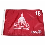 Rory McIlroy Signed 2011 US Open at Congressional Flag JSA ALOA