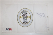 Martin Kaymer Signed 2014 US Open at Pinehurst Embroidered Flag JSA ALOA