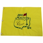 Charl Schwartzel Signed 2011 Masters Embroidered Flag JSA ALOA