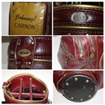 Johnny Carson's Personal Used Irons, Woods & Putter in Full Size 'Here's Johnny' Golf Bag