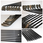 Johnny Carson's Personal Used Irons, Woods & Putter in Full Size 'Here's Johnny' Golf Bag