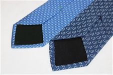 Two (2) Silk Ties - Augusta National Golf Club & The Masters - Lt Blue/Dk Blue