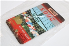 2003 Masters Tournament SERIES Badge #Q07651 New in Original Unopened Packaging