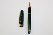 Masters Tournament Logo Emerald & Gold Tone Writing Pen in Original Case