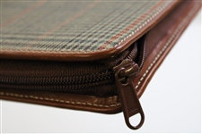Undated Masters Tournament Logo Leather Foldable Tie Holder