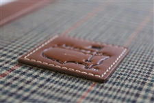 Undated Masters Tournament Logo Leather Foldable Tie Holder