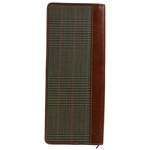 Undated Masters Tournament Logo Leather Foldable Tie Holder