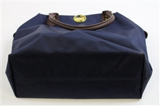 Undated Masters Tournament Logo Navy Ladies Purse with Leather Straps
