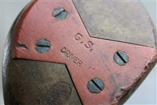Gene Sarazen's c.1920's Personal Match Used 'G.S.' Stamped Thos. E. Wilson Co. Driver