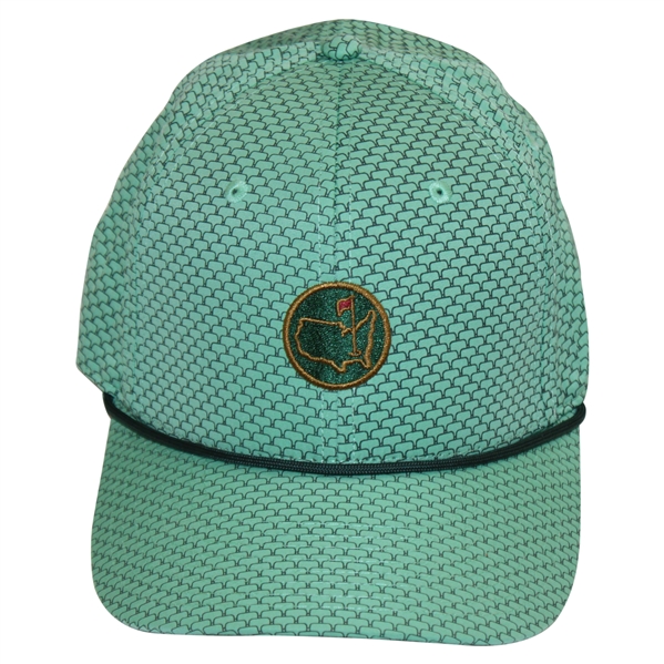 Augusta National Golf Club Teal Circle Logo Patch Rope Hat - New with Tags