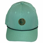 Augusta National Golf Club Teal Circle Logo Patch Rope Hat - New with Tags