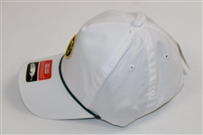 Augusta National Golf Club White Circle Logo Patch Rope Lightweight Hat - New with Tags