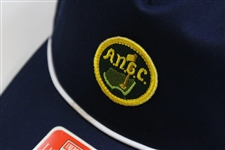 Augusta National Golf Club Navy Circle Logo Patch Rope Lightweight Hat - New with Tags