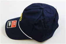 Augusta National Golf Club Navy Circle Logo Patch Rope Lightweight Hat - New with Tags