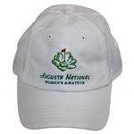 Augusta National Golf Club White Womens Amateur Logo Hat - New with Tags