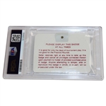 1986 Masters Tournament SERIES Badge #A7770 GEM MT 10 PSA#72125932