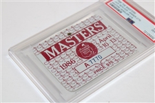 1986 Masters Tournament SERIES Badge #A7770 GEM MT 10 PSA#72125932
