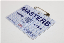 1966 Masters Tournament SERIES Badge #7399 - Jack Nicklaus Winner