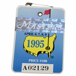 1995 Masters Tournament SERIES Badge #A02129 - Crenshaw Winner & Tigers Masters Debut
