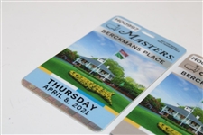 2021 Masters Tournament Thursday & Friday Berckman's Place Badges - #H00997