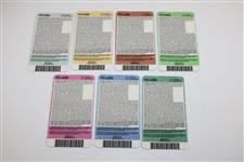 Complete 2020 Masters Tournament Monday-Sunday Berckman's Place April Badges - Unused