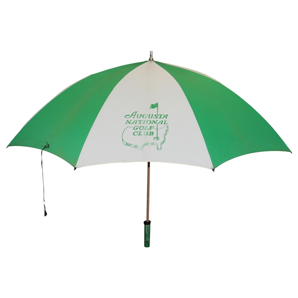 Classic Augusta National Golf Club Green & White Striped Umbrella