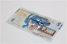 Jack Nicklaus Signed RBS 5 Pound Note JSA ALOA