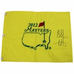 Bubba Watson Signed 2012 Masters Embroidered Flag JSA ALOA