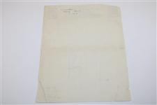 Walter Travis Signed 1913 American Golfer Letterhead Letter - October 23rd JSA ALOA