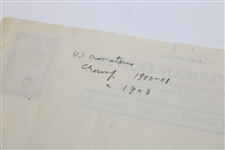 Walter Travis Signed 1913 American Golfer Letterhead Letter - October 23rd JSA ALOA